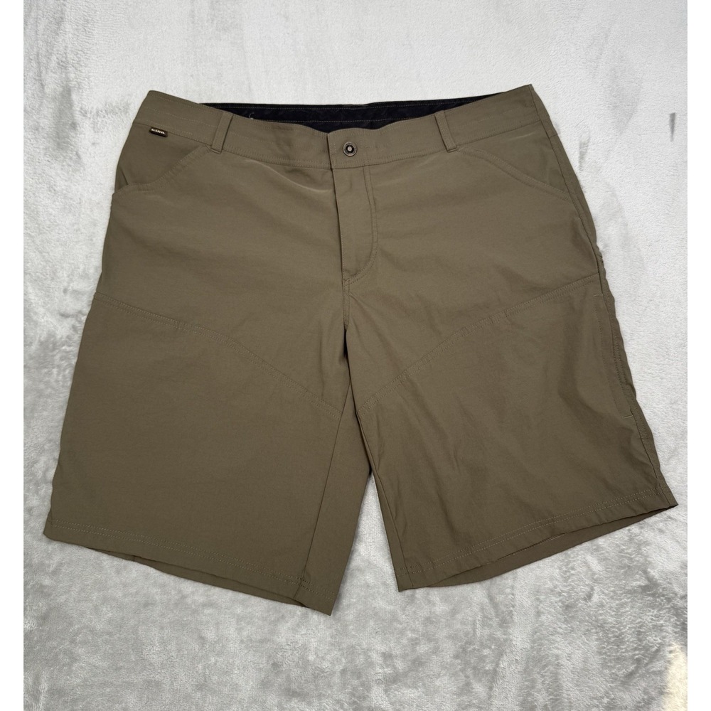 Kuhl Brown Nylon Shorts Mens 42 Lightweight Hiking Mountain Stretch Renegade EUC